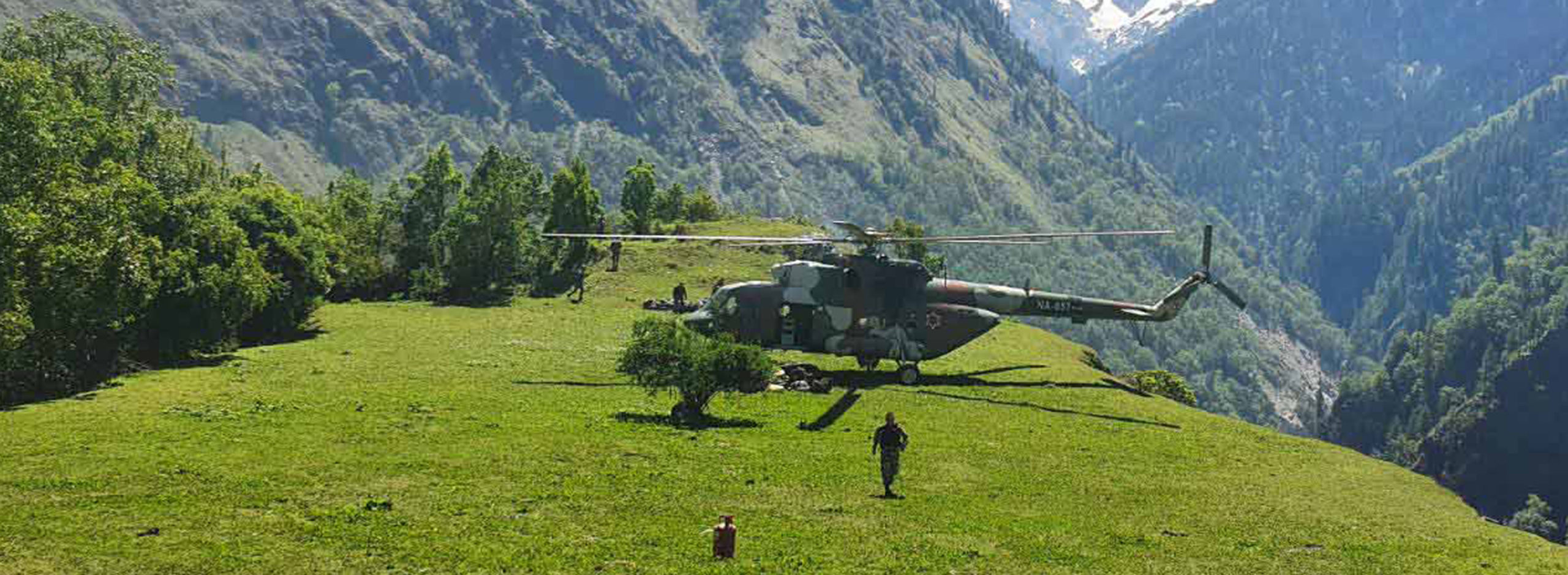 Nepal Army camp set up at Ghantibagar in Darchula