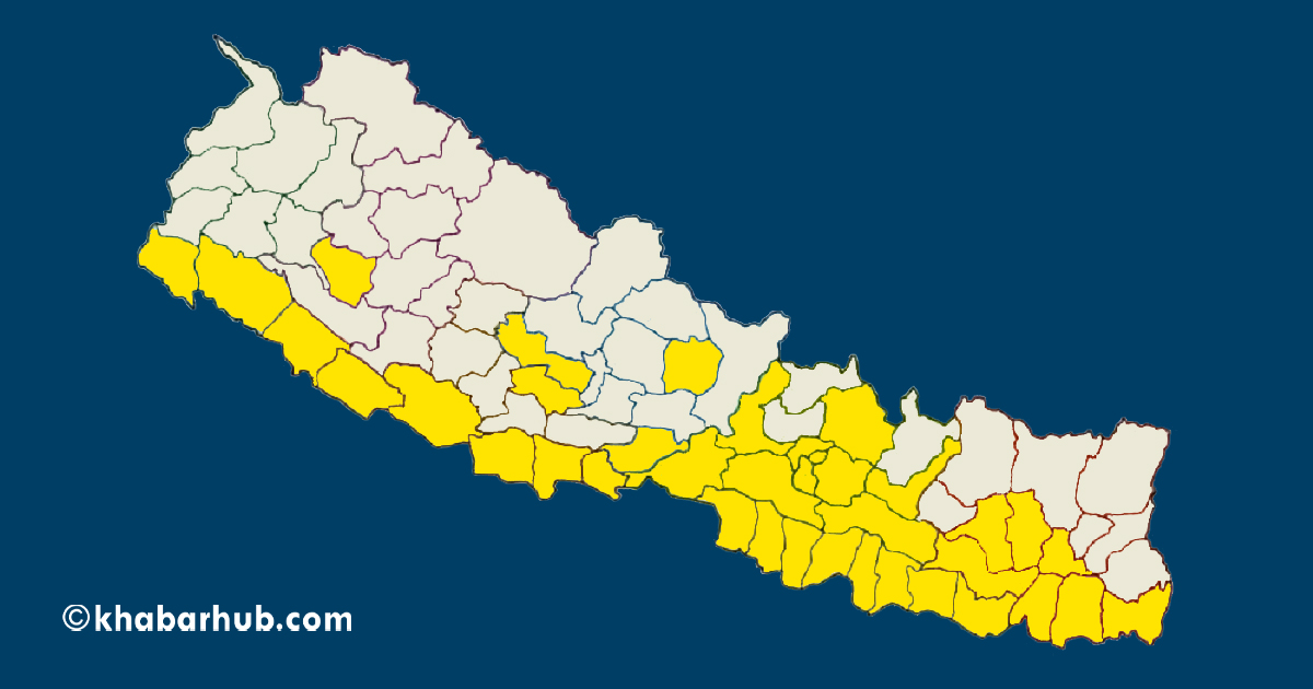 COVID-19 spreads to 38 districts in Nepal (with district-wise cases)