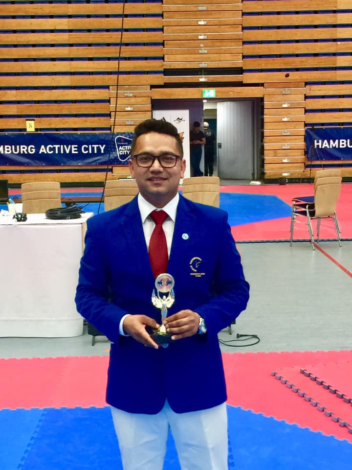 Khadka selected jury member for Taekwondo Pumse Championship