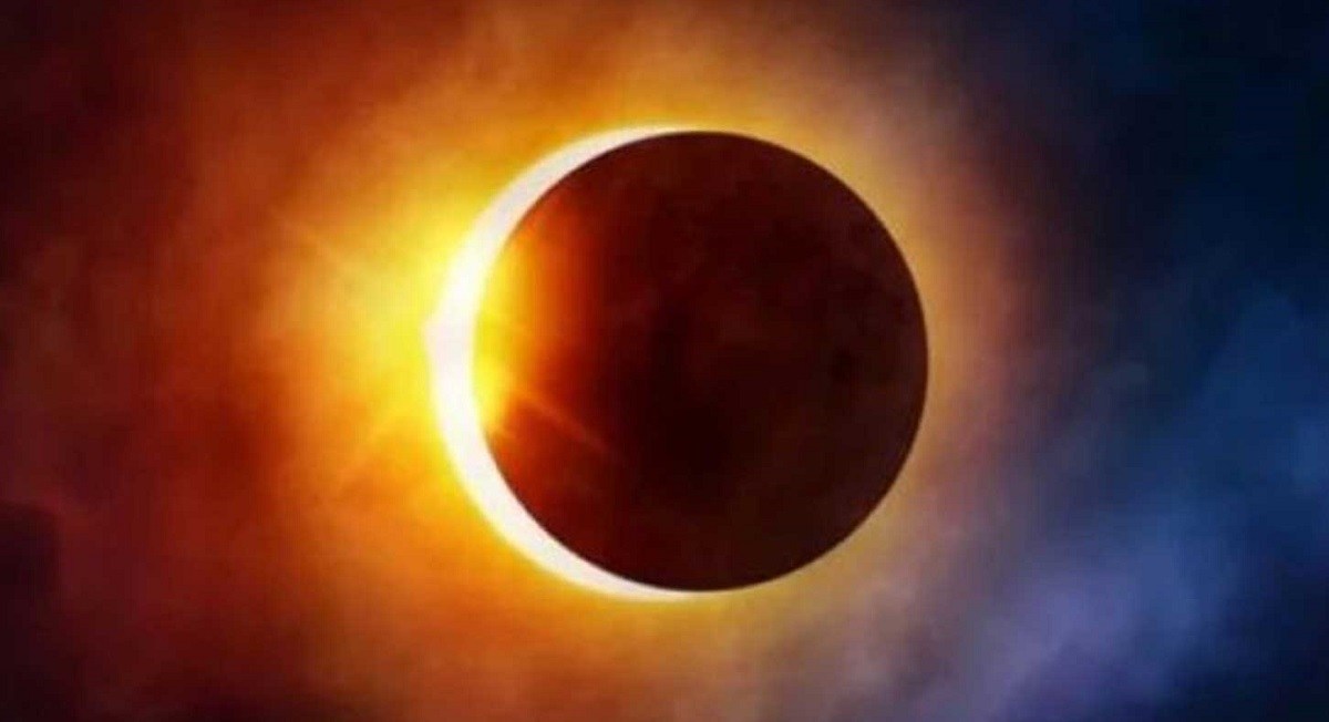 Partial solar eclipse today