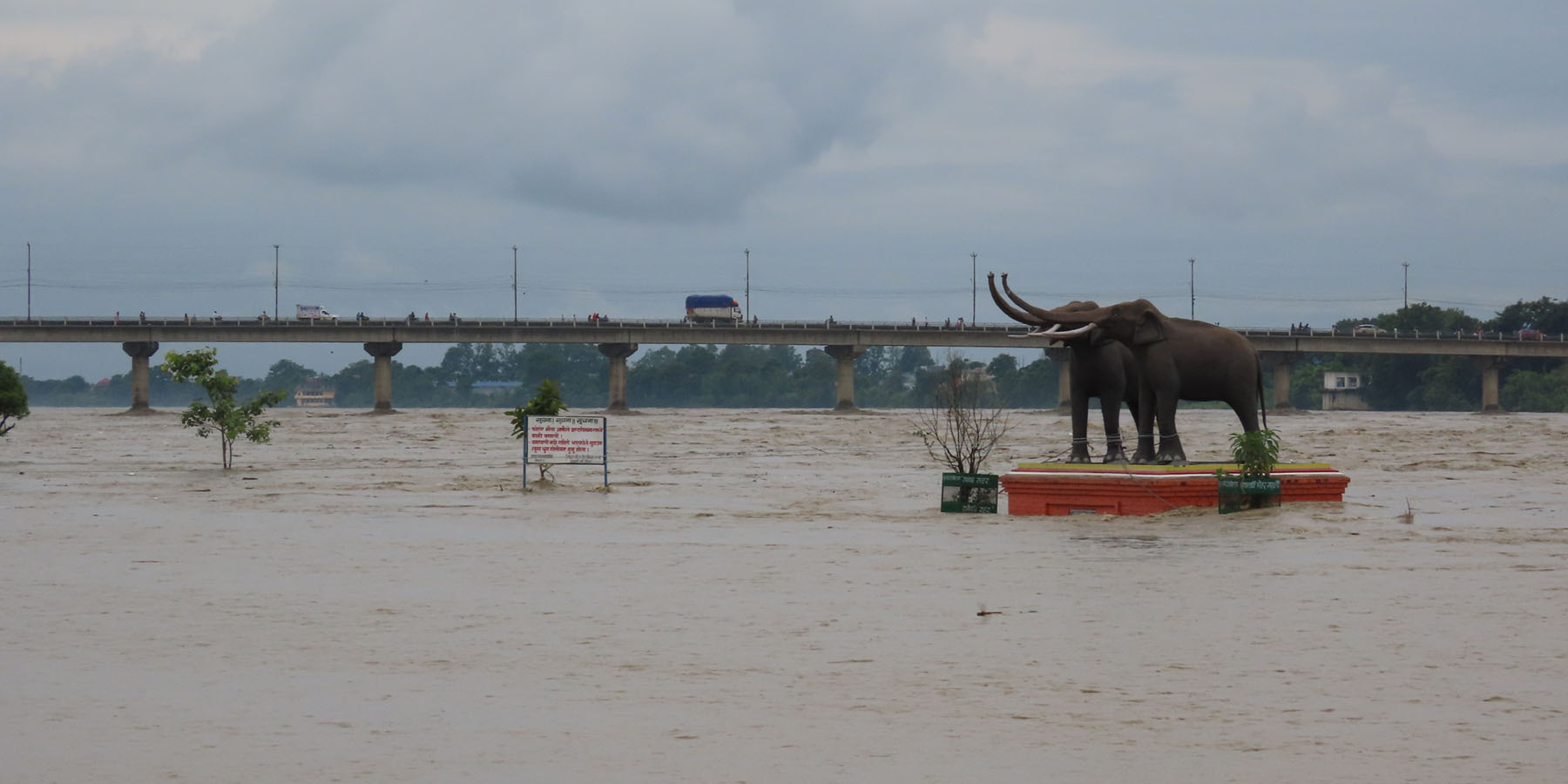 Narayani River’s water level still beyond danger mark