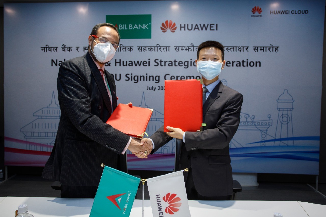 Nabil Bank, Huawei sign MoU for strategic cooperation