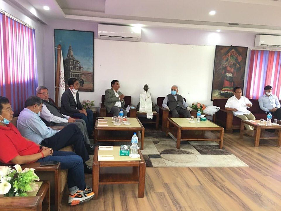 NCC office-bearers, Nepali envoy Pandey discuss Nepal-China trade