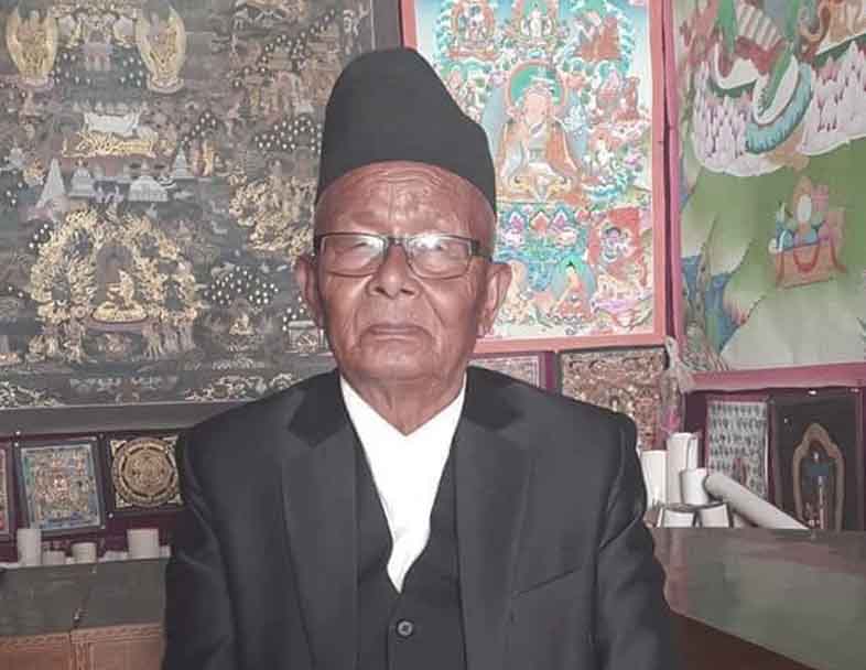 NEA MD Kulmang Ghising bereaved of father