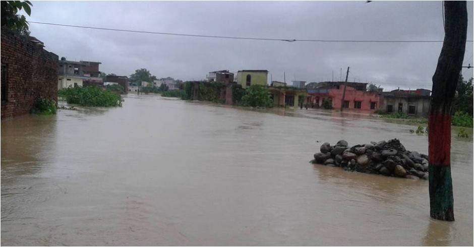 Saptari flood victims crying for relief