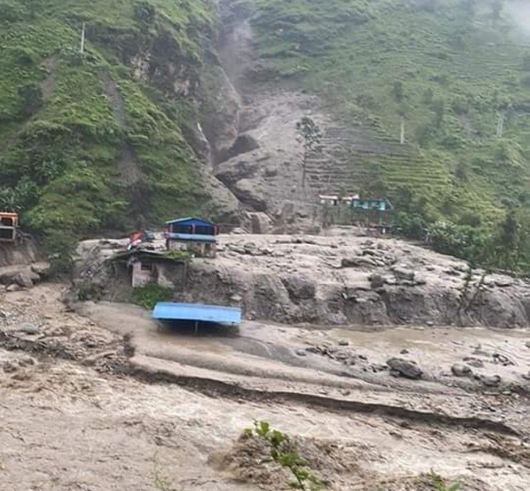 China supports landslide, flood victims in Sindhupalchowk