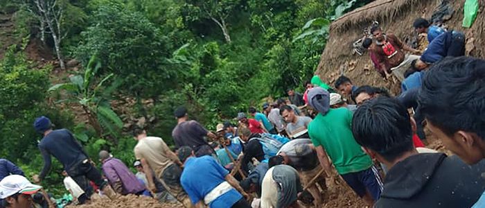 156 families displaced by monsoon-related disasters in Tanahu « Khabarhub