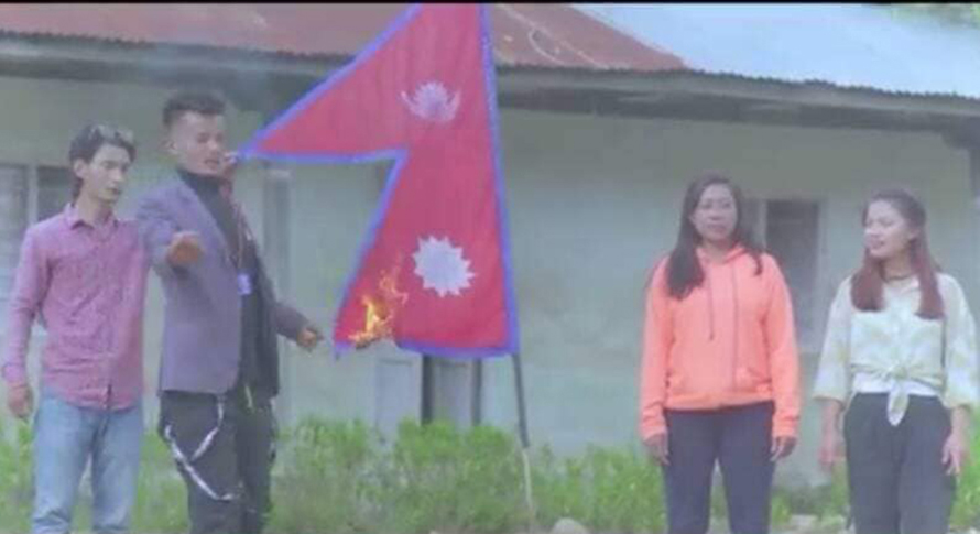 Singer accused of burning Nepal’s flag sent to jail