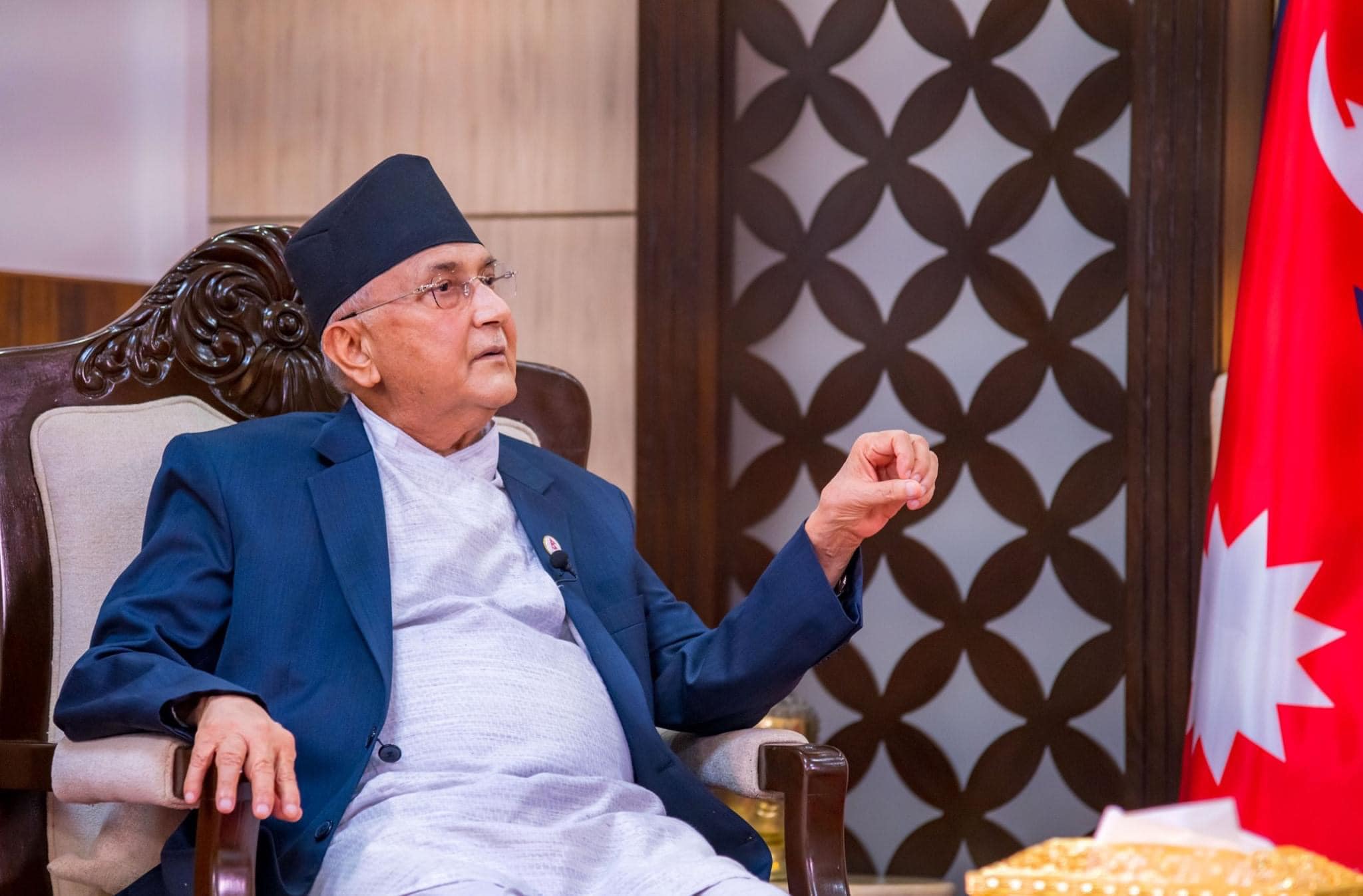 PM Oli holds talks with Karnali’s agitating leaders without Dahal