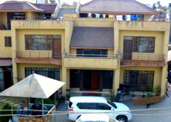 Dahal’s Khumaltar-based residence sealed after security guards diagnosed with COVID-19