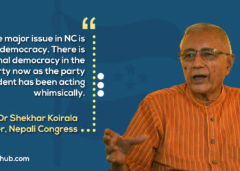 Nepali Congress lacks internal democratic culture, says Dr Shekhar Koirala