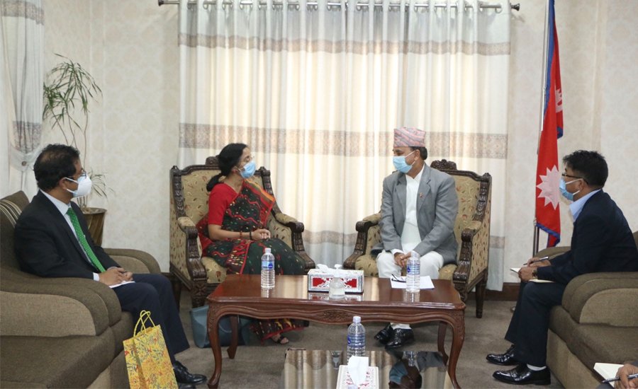 Bangladeshi Ambassador calls on DPM Pokharel