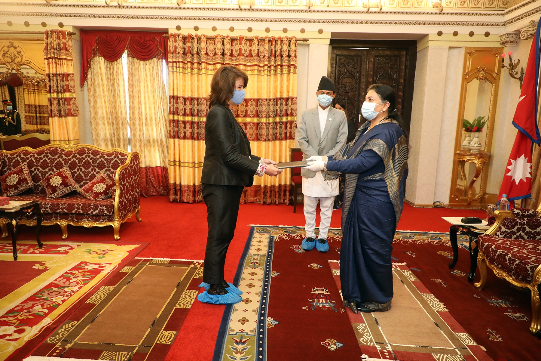 Head of EU Delegation to Nepal presents credentials to President Bhandari