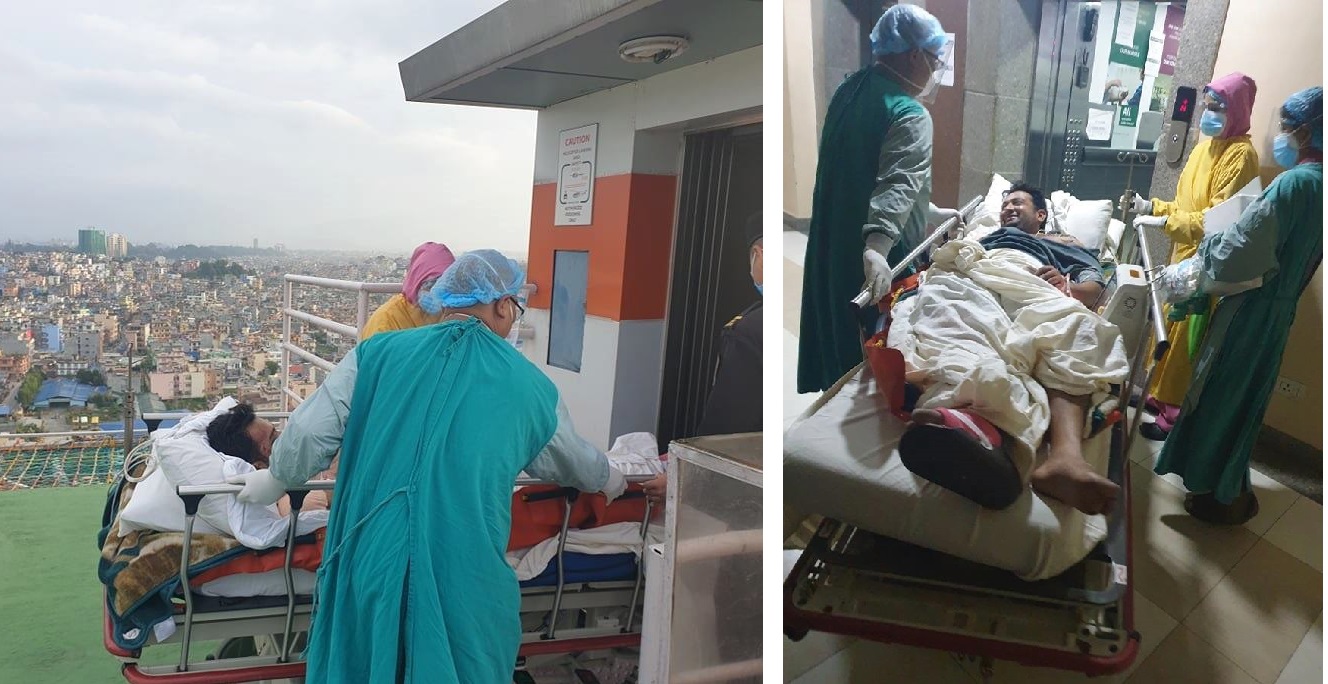 Injured cricketer Bhandari airlifted to Kathmandu