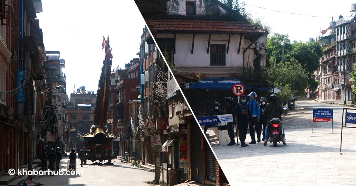 Curfew in Lalitpur (In pics)