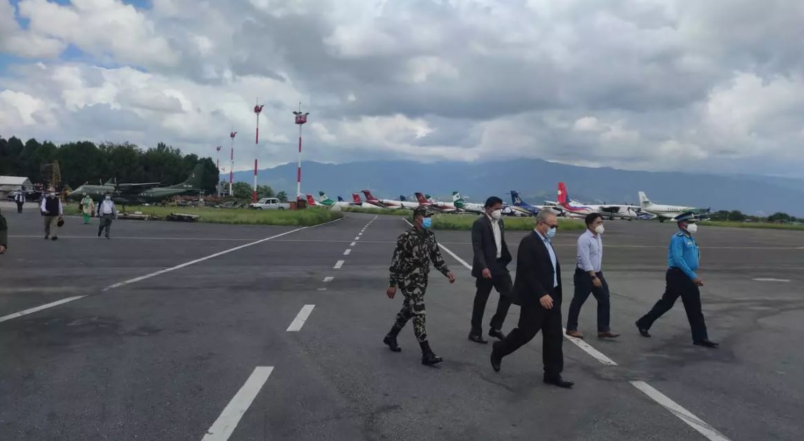 Home Minister Thapa leaves for flood-hit Dhorpatan