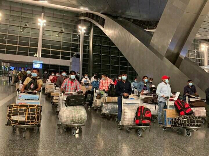 312 Nepalis back home from Qatar Thursday