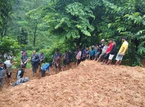 Palpa landslide: Five bodies retrieved