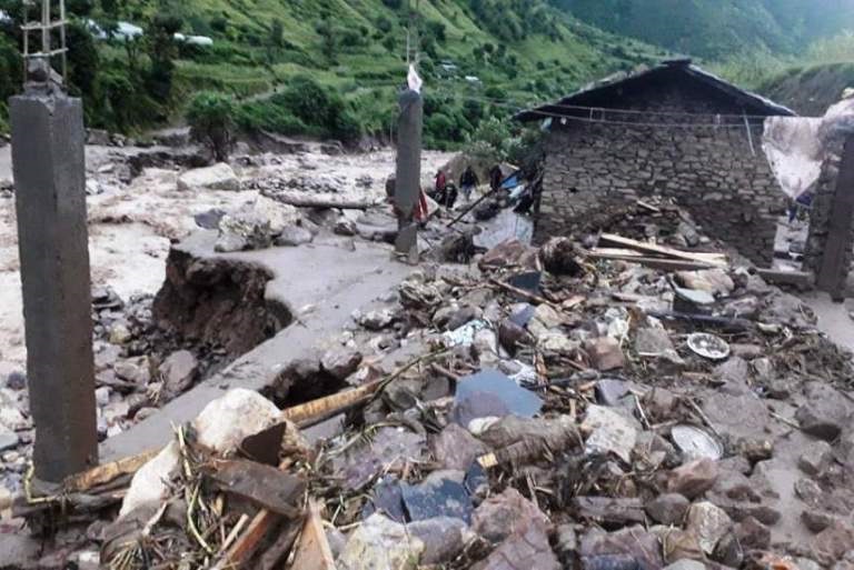 28 local level wards at high risk of landslide in Baglung