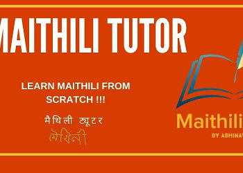 ‘Tutor’ promoting Maithali language worldwide