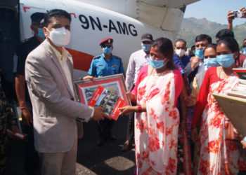 Tourism Minister Bhattarai inaugurates three airports in Sudurpaschim