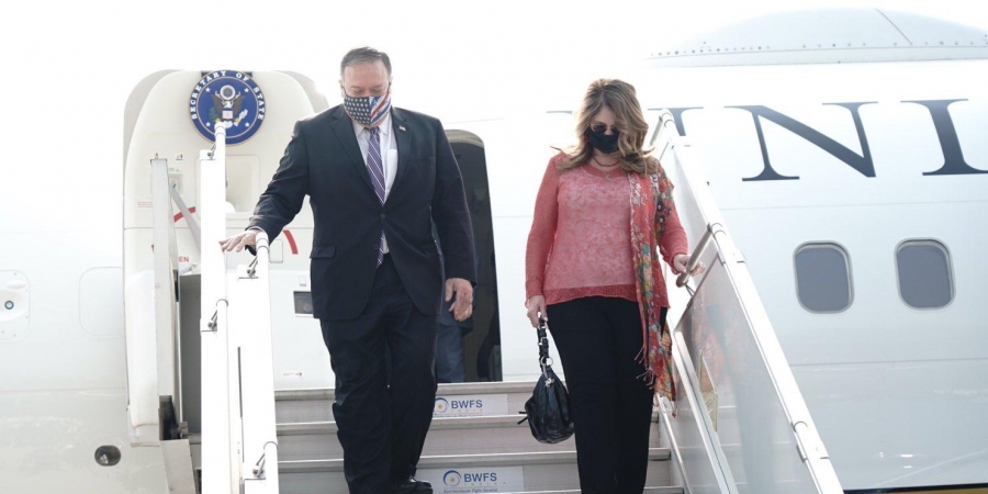 Mike Pompeo arrives in India for 2+2 Ministerial Dialogue