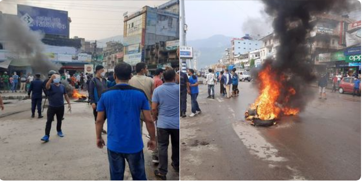 Protest erupts in Butwal after Dang picked permanent capital