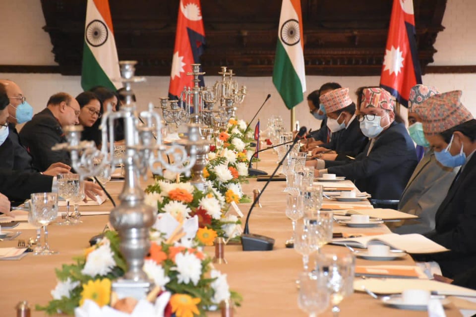 Nepal-India foreign secretary level meeting begins at Hotel Yak and Yeti