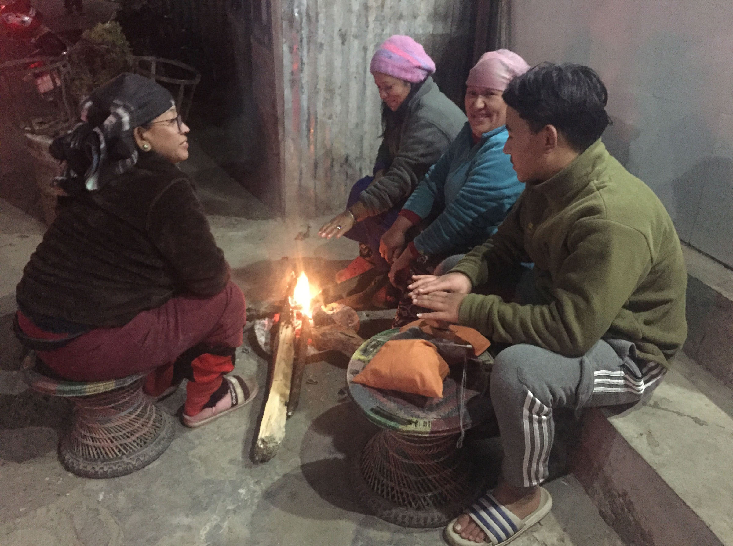 Firewood distributed to keep people protected from cold spell