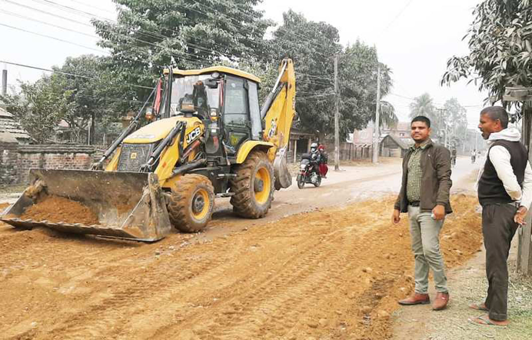 Traffic halted on under-construction area of Bhimphedi-Deurali-Kulekhani road section