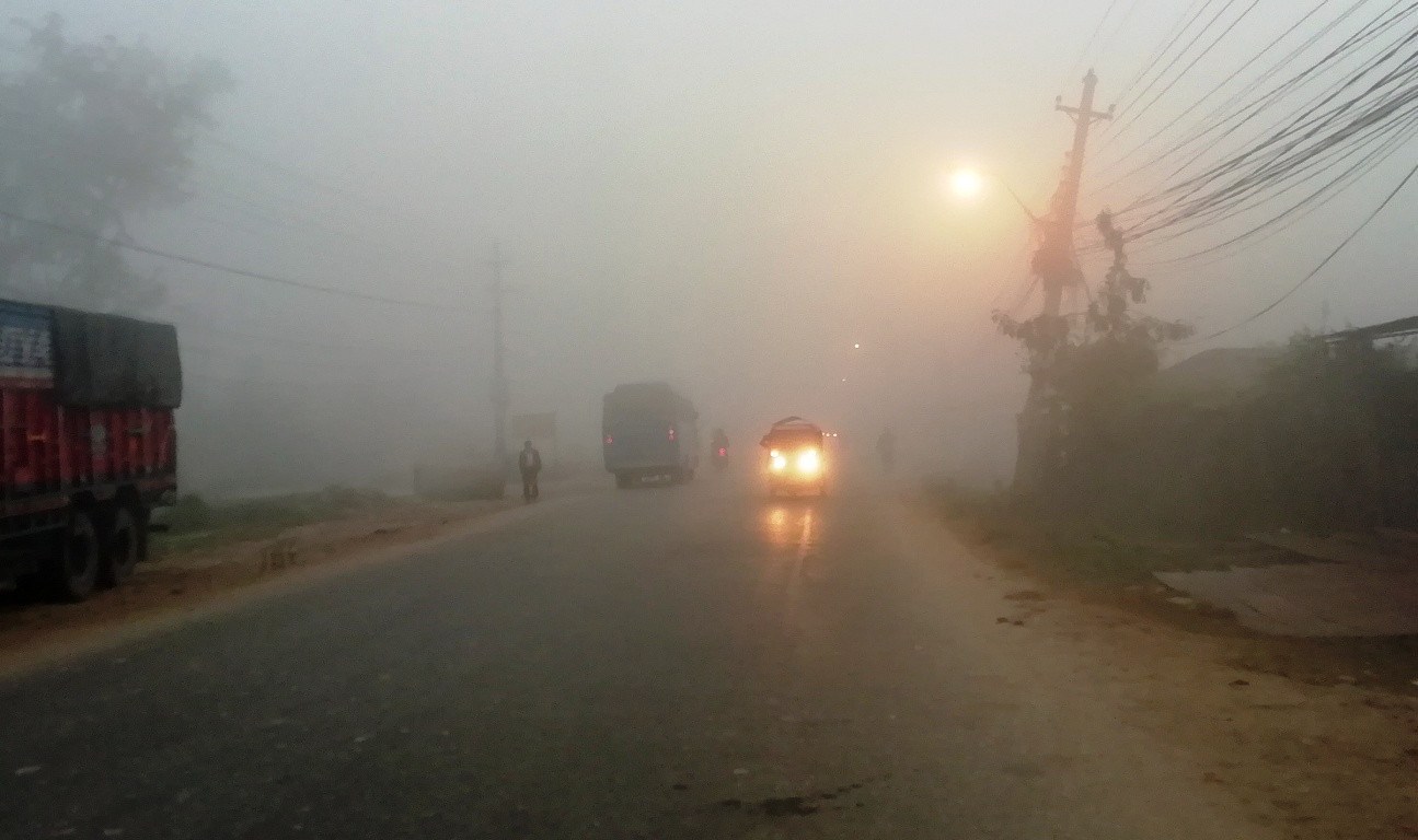 Cold wave affects normal life in Terai