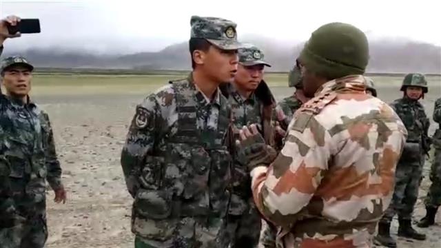 Chinese and Indian troops engage in border clash