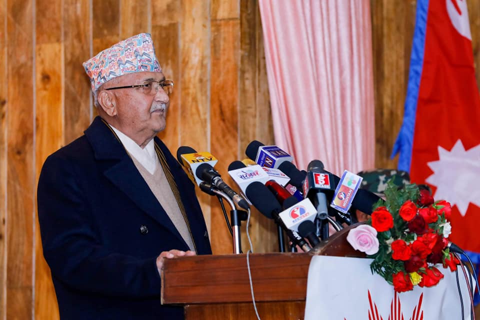 PM Oli directs party committees be reconstituted immediately