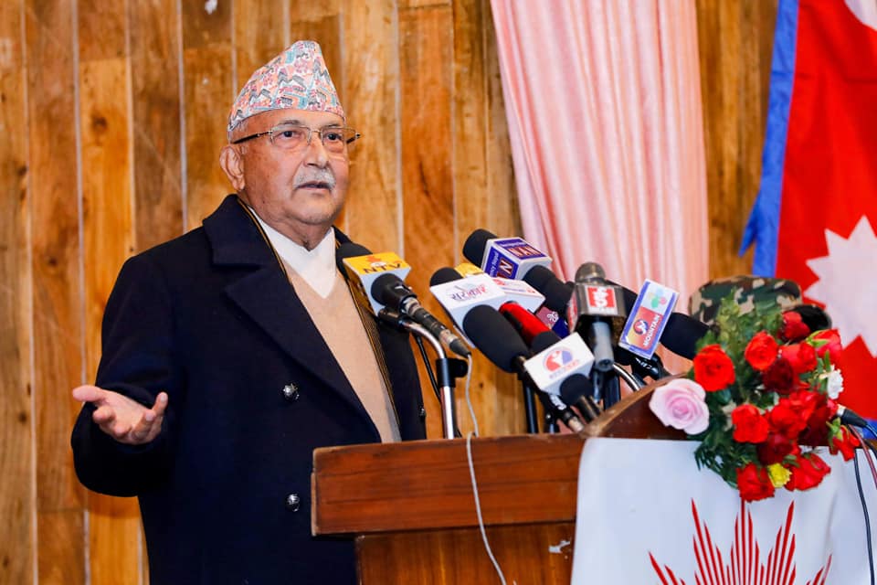 PM Oli clarifies he has never met any Justices (with video)