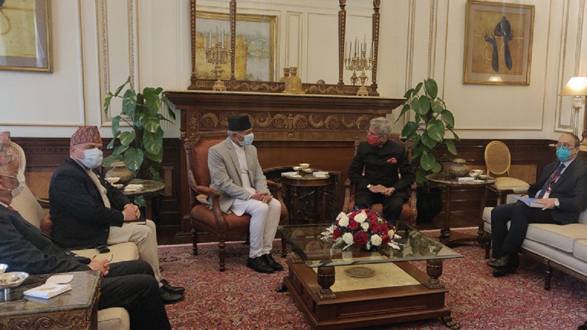 Foreign Minister Gyawali and India’s External Minister Jaishankar hold talks