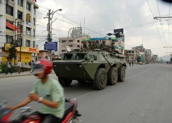 NA armored vehicles to go around Ring Road on Monday night