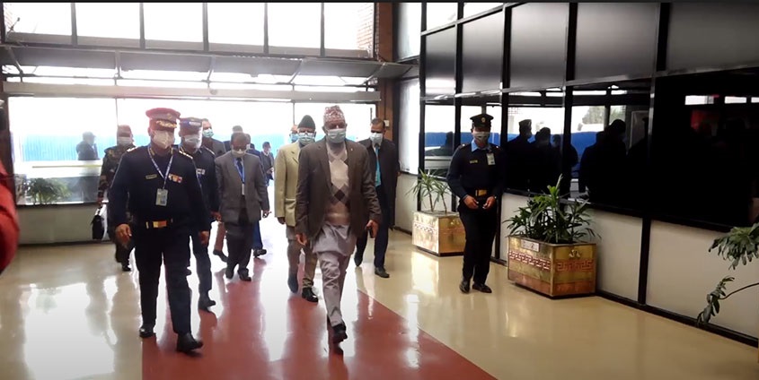 Foreign Minister Gyawali flies to India