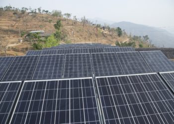 Construction of largest solar power project of Nepal gains speed