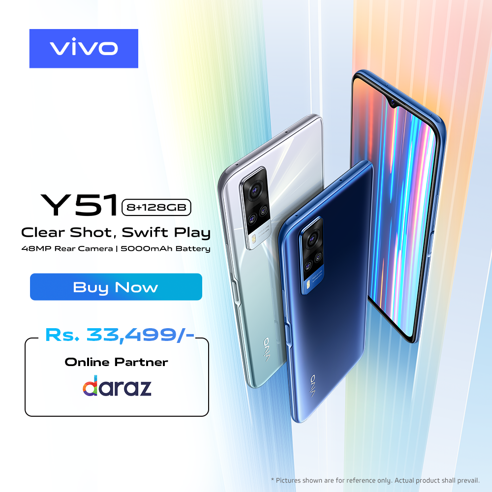 vivo launches mid-range smartphone Y51