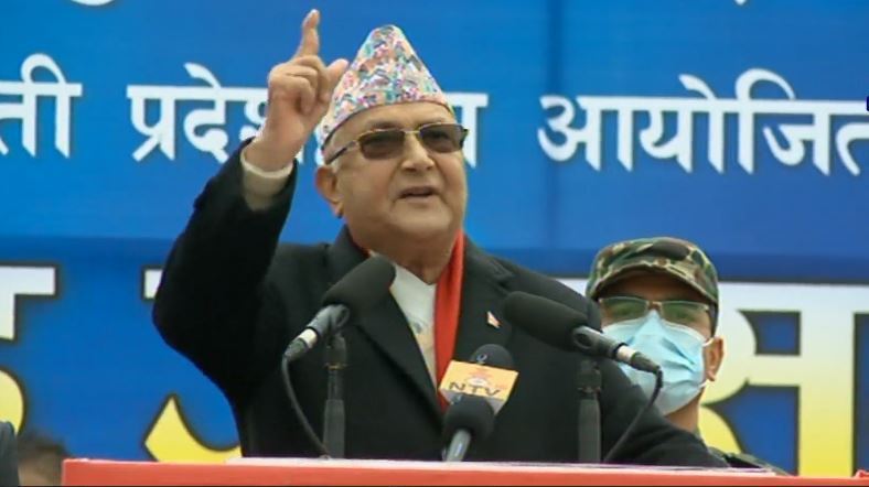 PM Oli hints at forging an agreement with Biplav faction soon