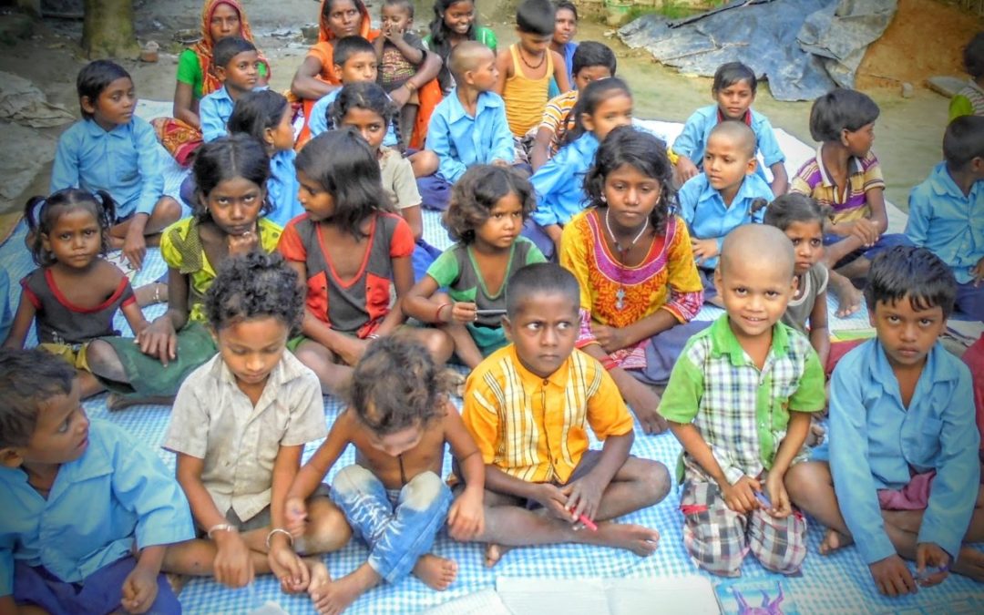 Children of Musahar communities drawn to school