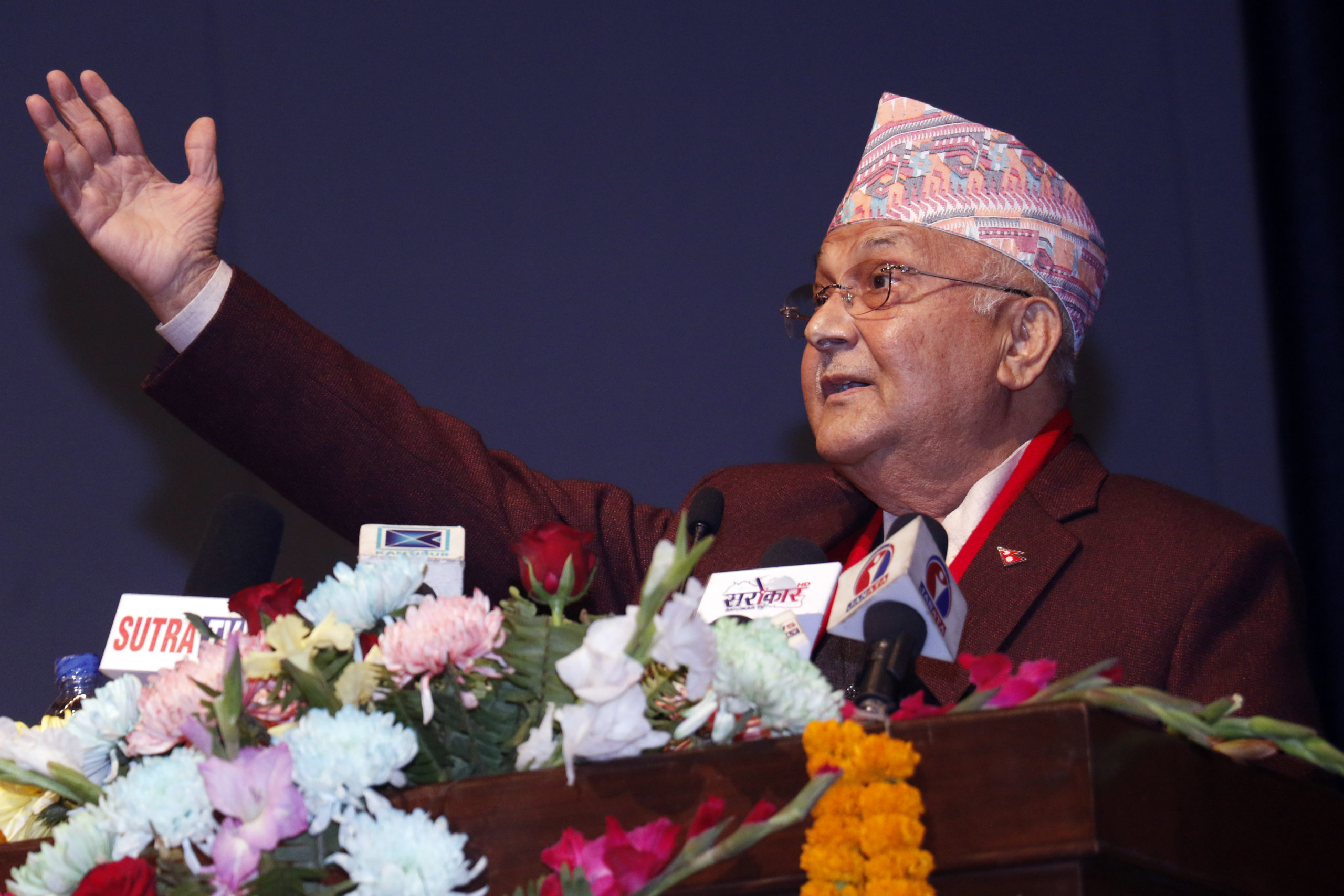 PM Oli says he is not in a mood to resign soon
