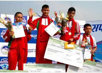Nepali Army’ Rokaya clinches Pokhara International Marathon title