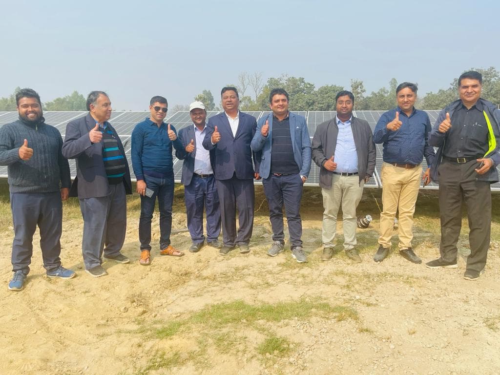 Nepal’s first 10 MW solar plant evacuate power in Dhalkebar Grid