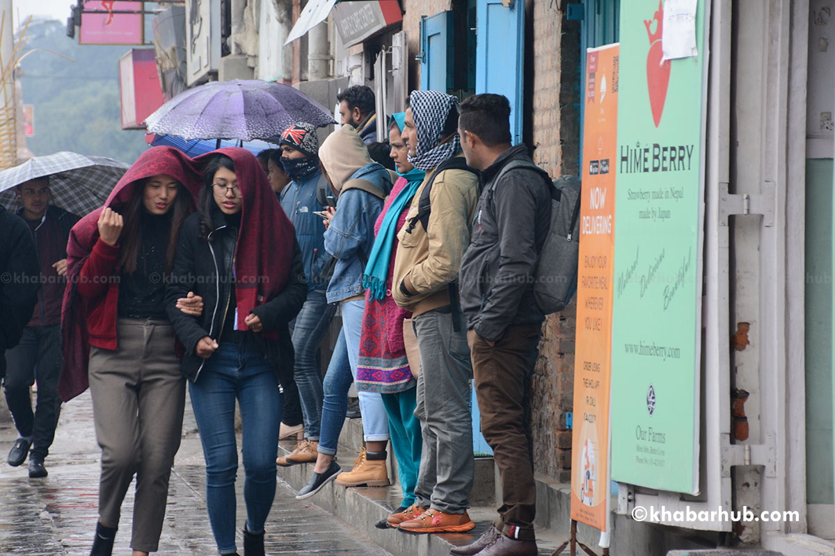 Kathmandu Valley receives 46 mm rainfall in three hours, Bara 112 mm today