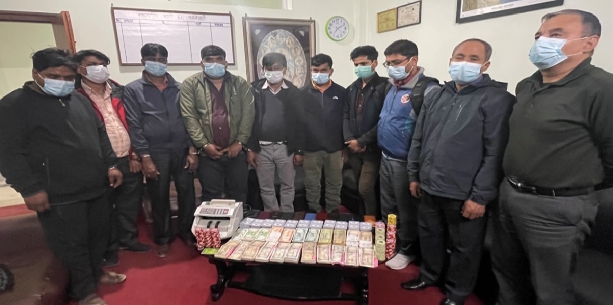 Police arrest 10 including manager of CMG casino in Tahachal
