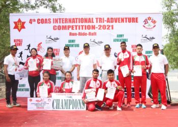 Tribhuvan Army Club ‘A’ clinches CoAS Int’l Tri-Adventure Competition
