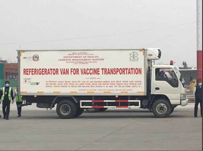 348,000 dozes of COVID-19 vaccine arrive in Kathmandu