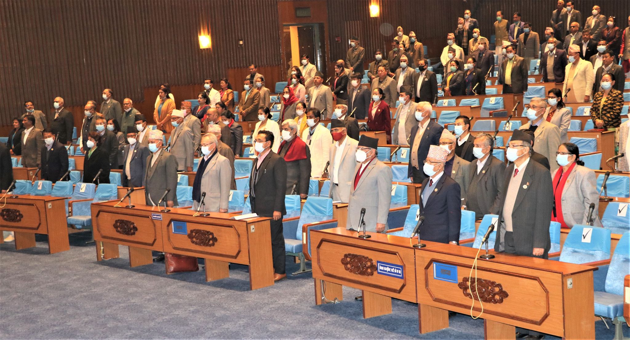 HoR adjourned for 10 minutes following obstruction by NC and JSP lawmakers