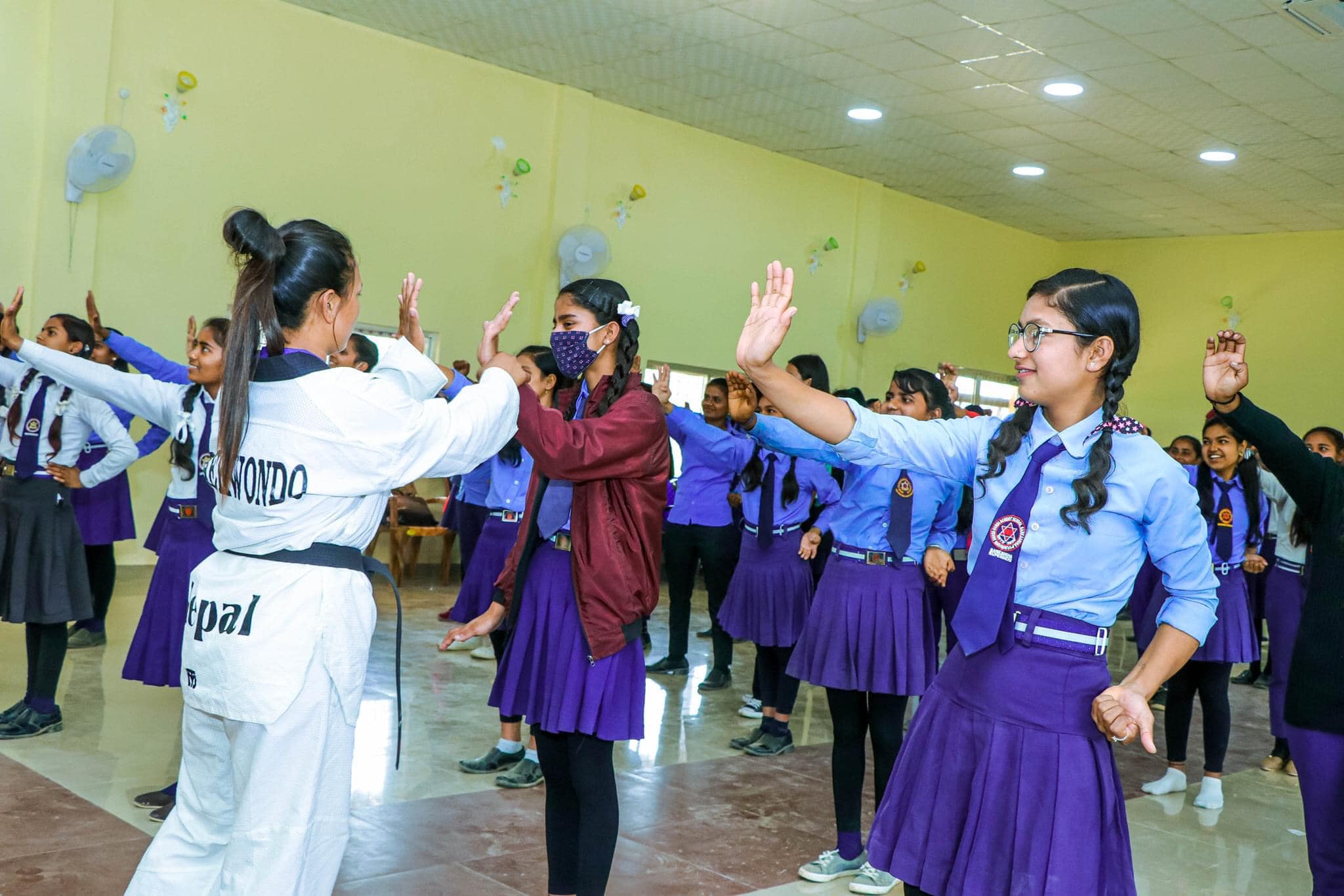 Self-defense training organized for women, girls